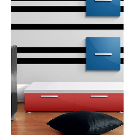 Borders Unlimited Black Simple Stripes 30016